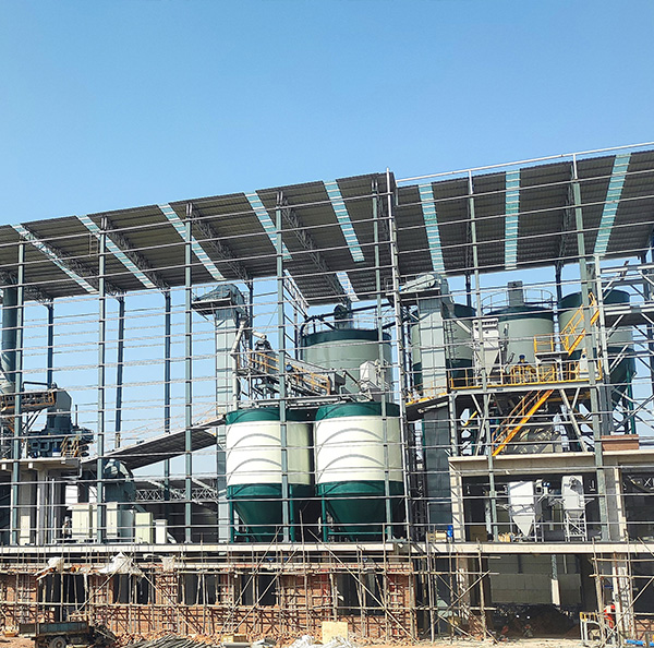 中青林重工干粉砂浆生产线